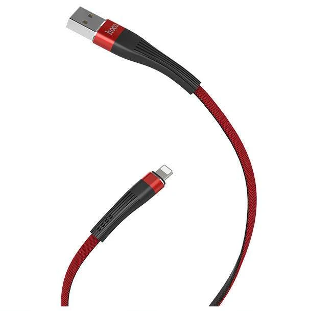 Кабель Hoco U39 USB - Lightning 1,2м Red - фото 2