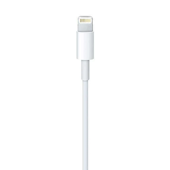 Кабель Apple USB - Lightning (MQUE2) 1м White - фото 2