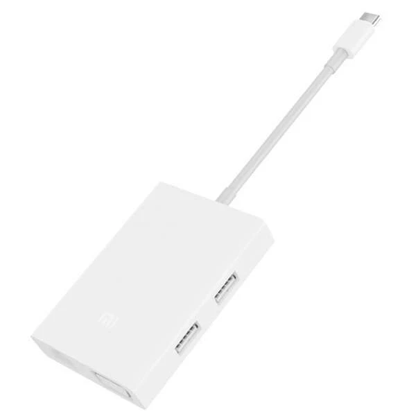 Переходник Xiaomi Mi Multi-Adapter USB-C-VGA/Gigabit Ethernet White