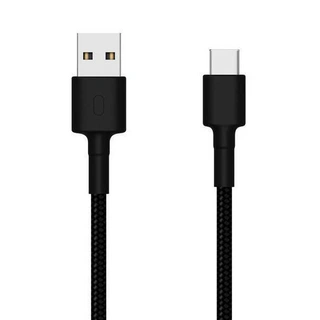 Интерфейсный кабель Xiaomi Type-C Чёрный Mi Braided USB - USB Type-C 1м Black