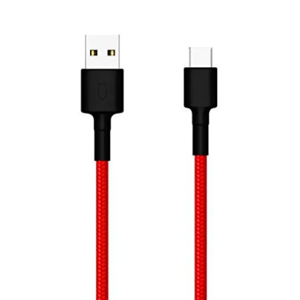 Кабель Xiaomi Mi Braided USB - USB Type-C 1м Red