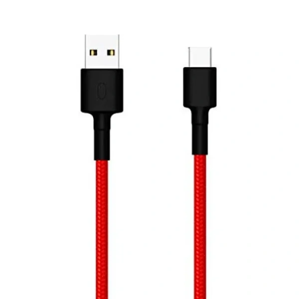 Интерфейсный кабель Xiaomi Type-C Красный Mi Braided USB - USB Type-C 1м Red - фото 2