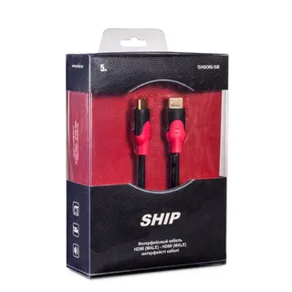 Ship кабелі HDMI (m) - HDMI (m) 5м (SH6016-5B)