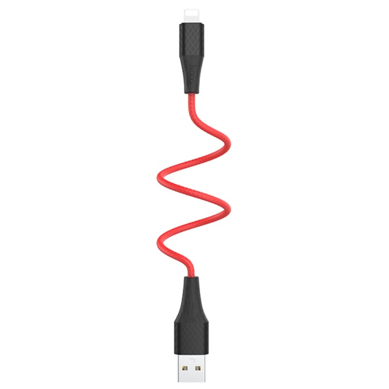 Hoco кабелі X32 Excellent charging USB - Lightning 1м Red