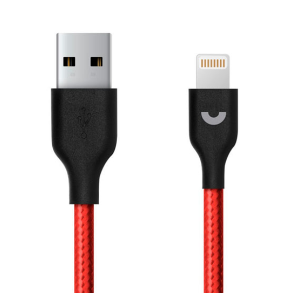 Кабель Prime Line USB - Lightning 1,2м Red