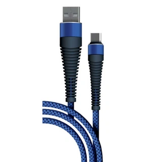 Кабель Borasco Fishbone USB - micro USB 1м Blue