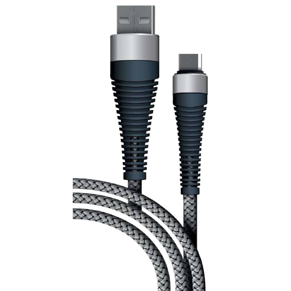 Кабель Borasco Fishbone USB - micro USB 1м Grey