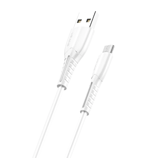 Кабель Usams US-SJ365 U35 USB - Micro USB 1м White - фото 2