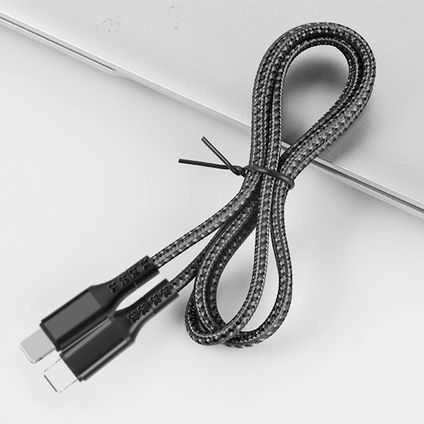 Кабель ARG Type-C to Lightning (TC-06) Grey - фото 3