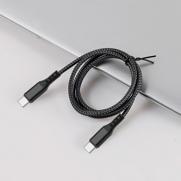 Кабель ARG Type-C to Type-C (TC-08) Grey - фото 3