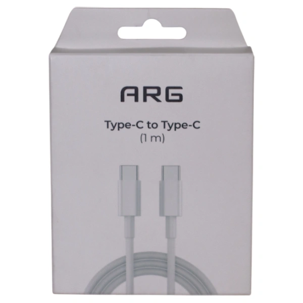 ARG кабелі Type-C to Type-C TC6 White 60W - фото 7