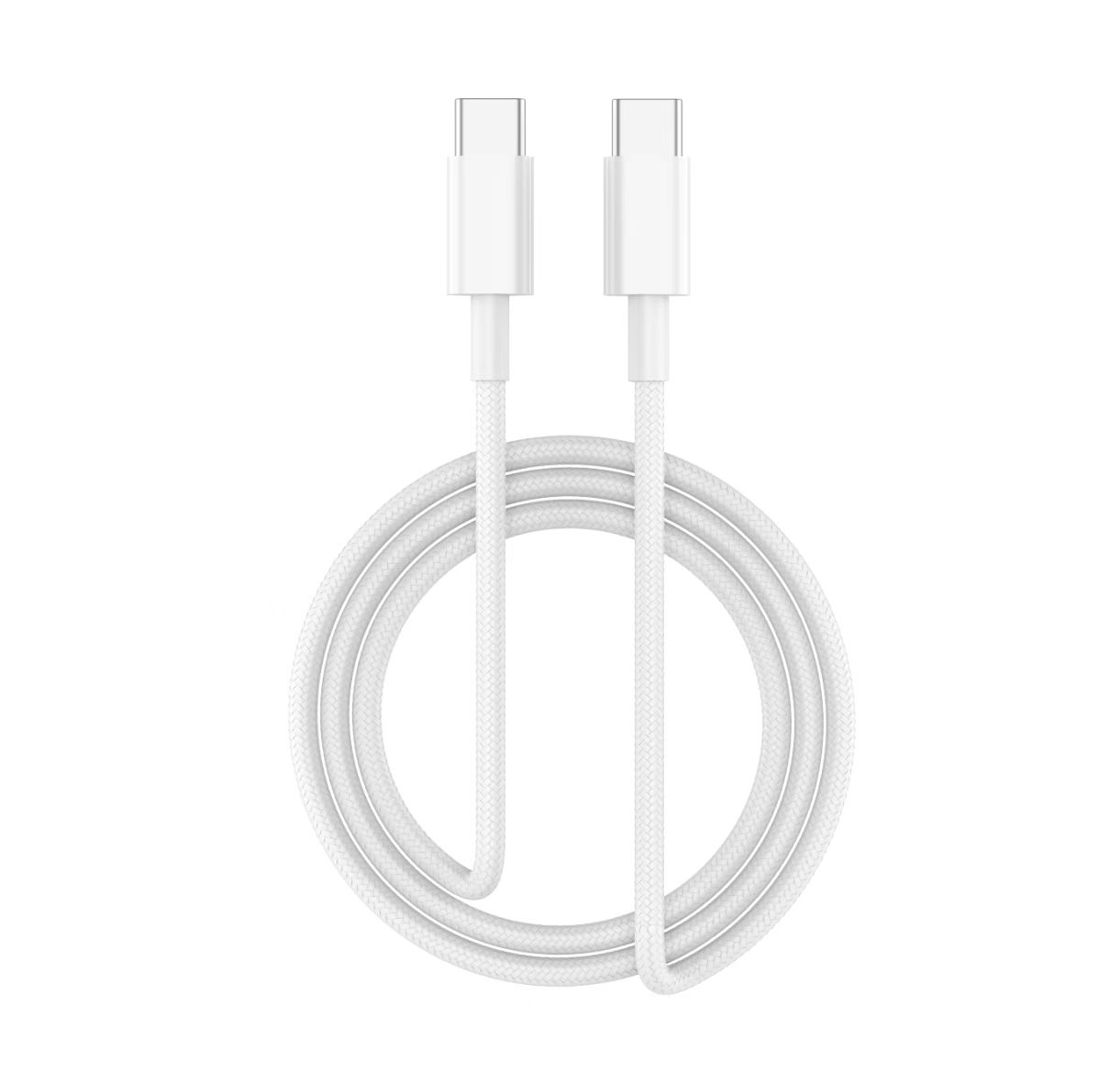 Кабель ARG Type-C to Type-C TC6 White 60W