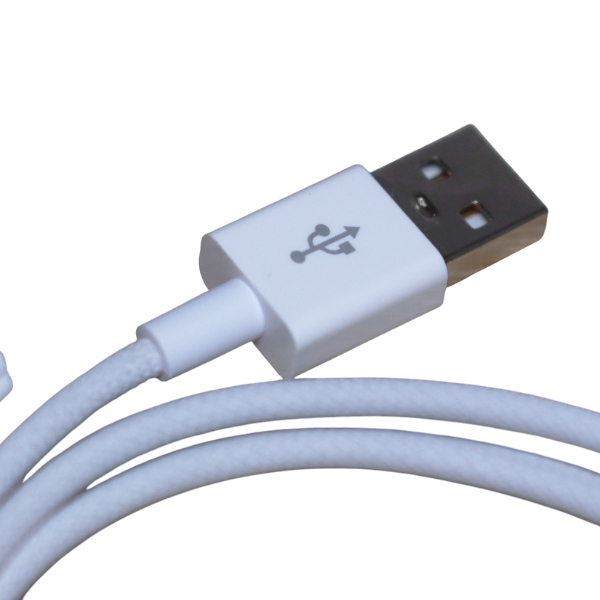 Кабель ARG USB-A to Lightning AL1 White 12W - фото 4