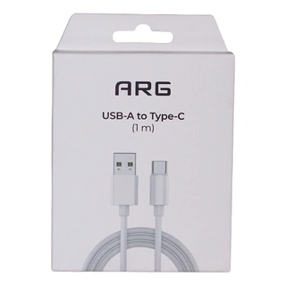 Кабель ARG USB-A to Type-C AC1 100W White