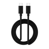 Кабель ARG Type-C to Type-C TC3 Black 100W 2m