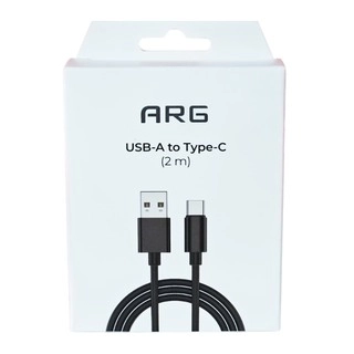 Кабель ARG USB-A  to Type-C AC1 Black 2m 100W - фото 2