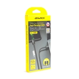 Интерфейсный кабель Awei Type-C to Lightning CL-118L 5V 2.4A 1m Черный 