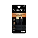 Интерфейсный кабель Duracell USB7012A USB-A to Lightning Черный  - фото 3