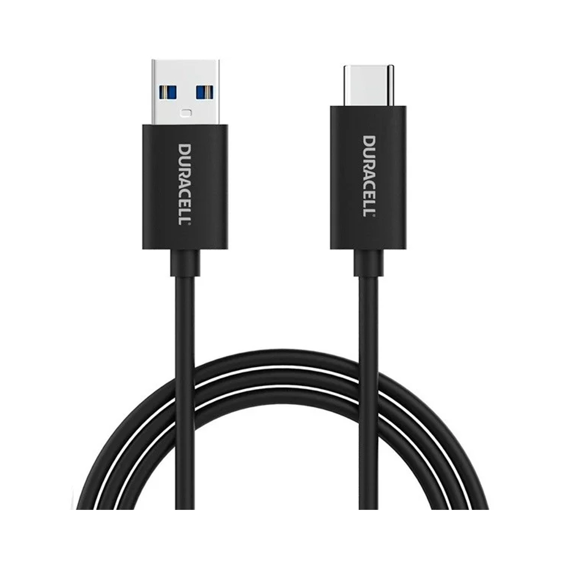 Интерфейсный кабель Duracell USB5031A USB-A to USB-C Черный  Интерфейсный кабель Duracell USB5031A USB-A to USB-C Черный