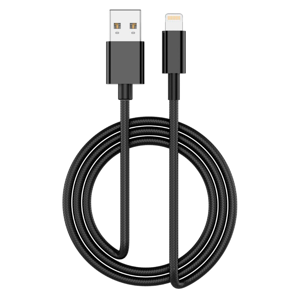 Кабель ARG USB-A to Lightning ALB1 12W Черный
