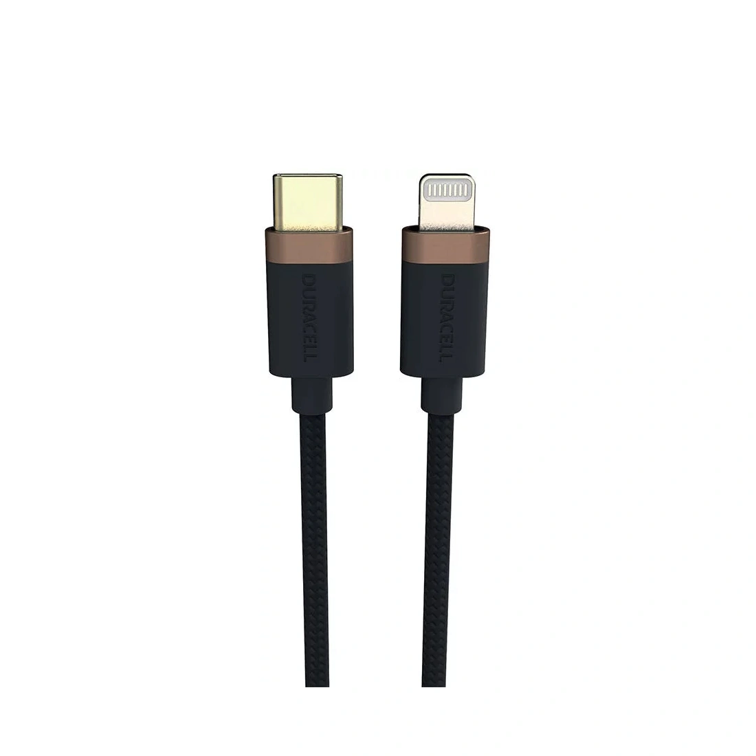 Интерфейсный кабель Duracell USB9012A USB-C to Lightning Черный 