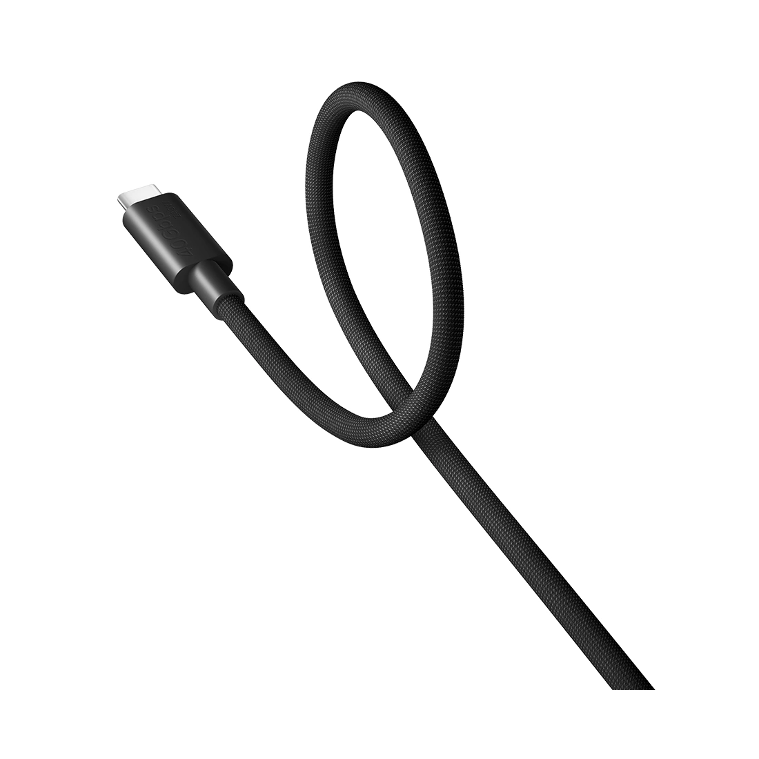 Интерфейсный кабель Xiaomi 6A High-speed USB4 Braided USB-C to USB-C Cable (1m) Черный  - фото 2