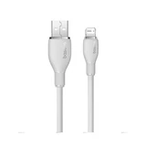 Интерфейсный кабель Baseus Pudding USB to iP 2.4A 2m White (P10355700221-B2)  - фото 2