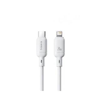 Интерфейсный кабель Baseus Silky Type-C to iP 20W 2m White (P10377700213-01) 