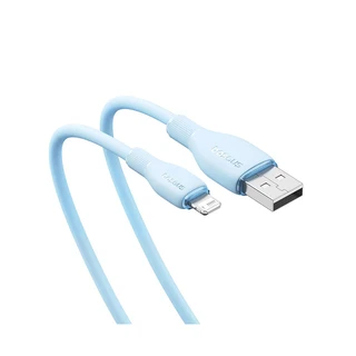 Интерфейсный кабель Baseus Pudding USB to iP 2.4A 1.2m Blue(P10355700311-B1) 