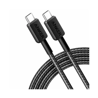 Интерфейсный кабель Anker 322 USB-C to USB-C Cable 1,8М (A81F6G11) Черный 