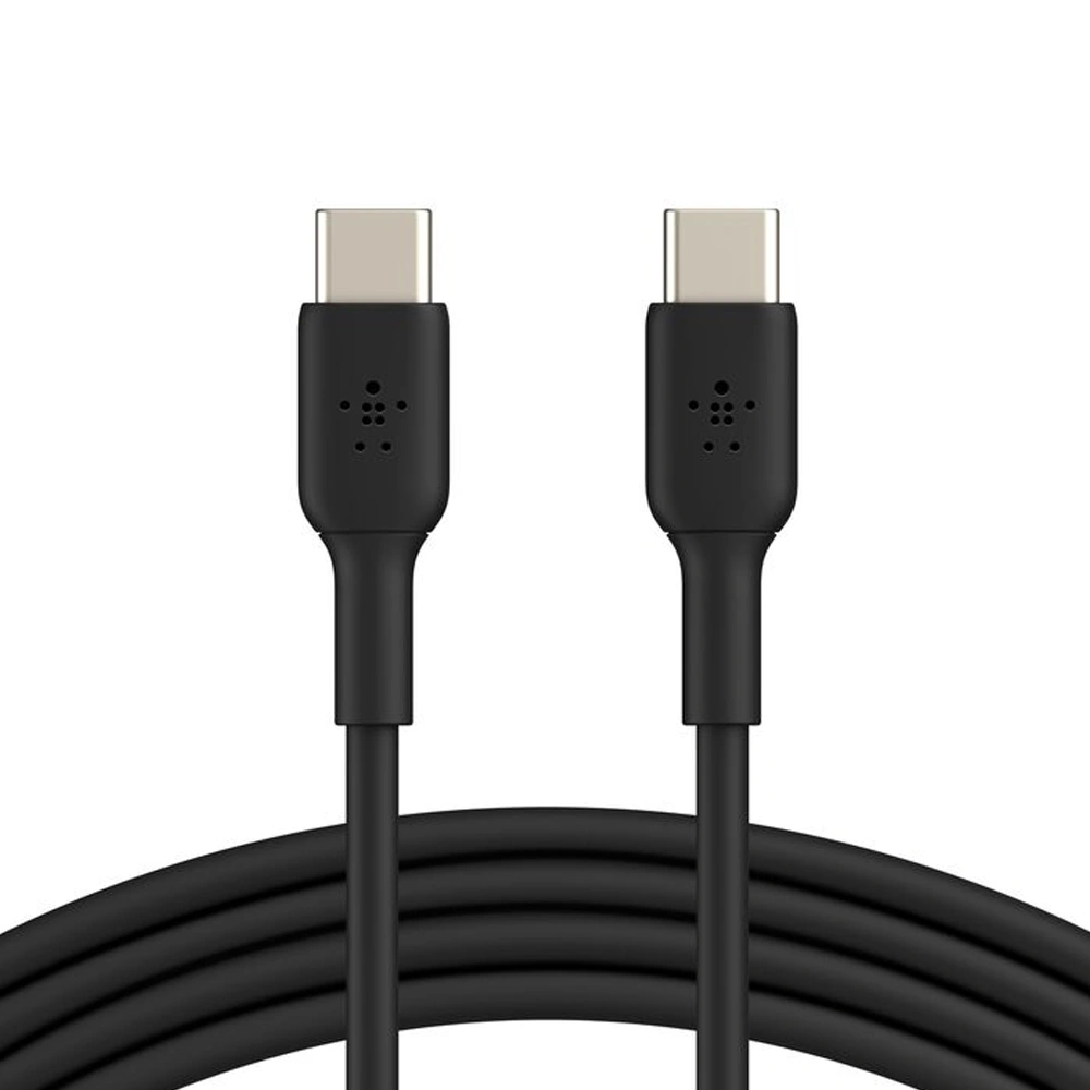 Кабель BELKIN Type C -  USB-C 60W CAB003BT2MBK (cиликоновый, 2M, черный)