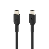 Кабель BELKIN Type C -  USB-C 60W CAB003BT2MBK (cиликоновый, 2M, черный) - фото 2