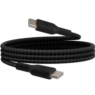 Кабель BELKIN Type C -  USB-C 60 W CAB004BT1MBK (плетеный, 1M, черный) - фото 4