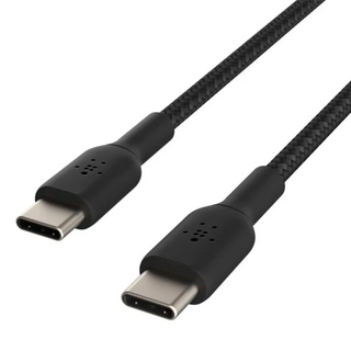 Кабель BELKIN Type C -  USB-C 60 W CAB004BT1MBK (плетеный, 1M, черный) - фото 3