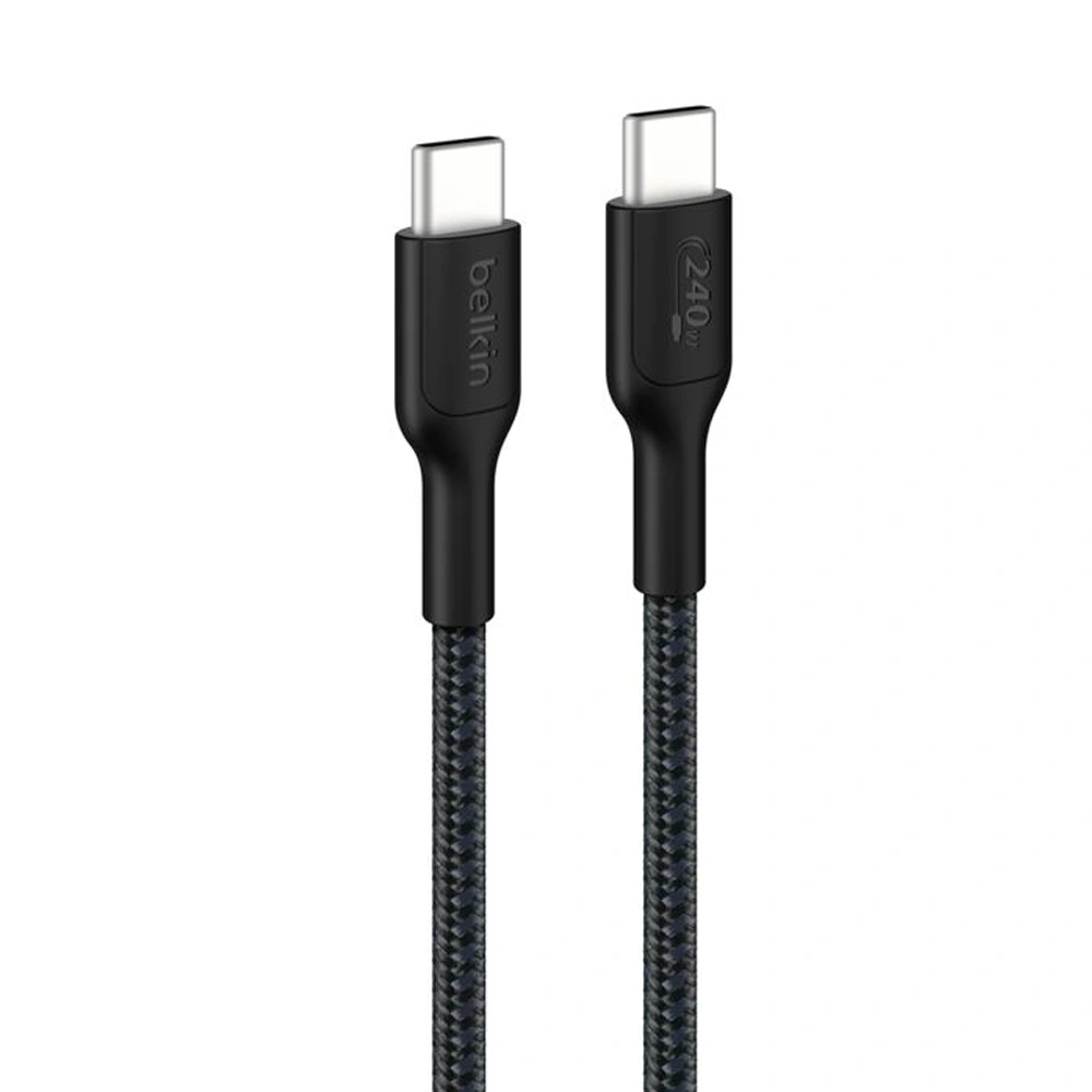 Кабель BELKIN Type C -  USB-C 240W CAB025HQ2MBK (плетеный, 2M, черный)