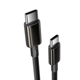 Интерфейсный кабель Baseus Tungsten Gold Air Fast Charging Data Cable USB-C to USB-C 240W 2 m Black  - фото 3