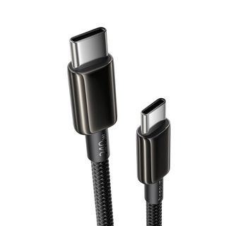 Интерфейсный кабель Baseus Tungsten Gold Air Fast Charging Data Cable USB-C to USB-C 240W 2 m Black  - фото 3