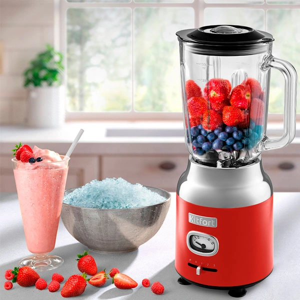 Стационарный блендер Kitfort КТ-3085-3 Red - фото 2