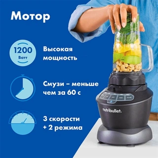 Стационарный блендер Nutribullet NBF500DG - фото 4