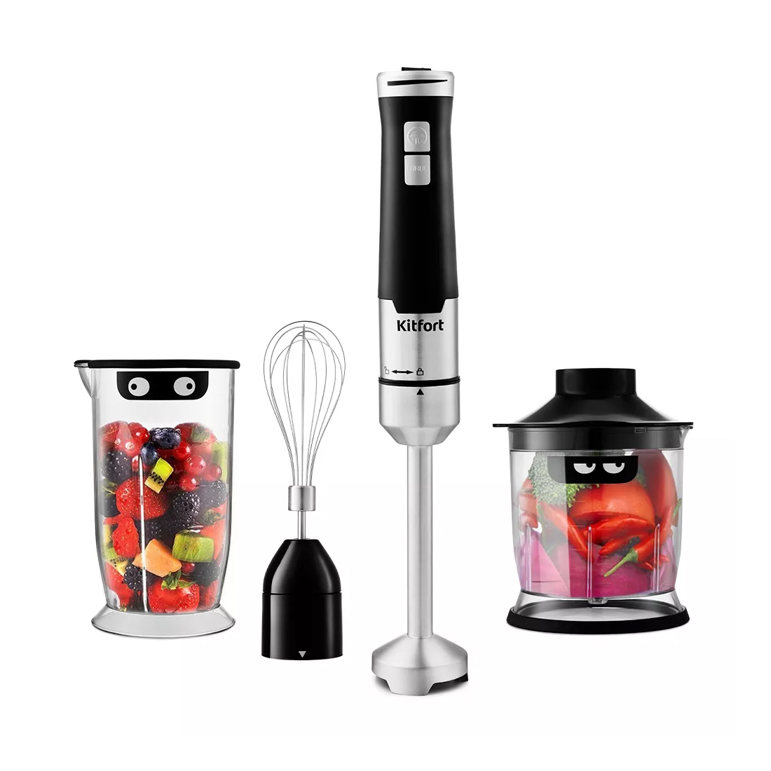 Погружной блендер Kitfort КТ-3053 «3 в 1» 