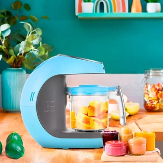 Блендер-пароварка Kitfort КТ-2322-2 Blue - фото 3