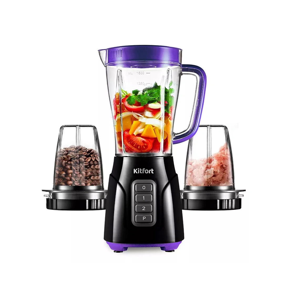 Стационарный блендер Kitfort КТ-3032-1 фиолетовый 