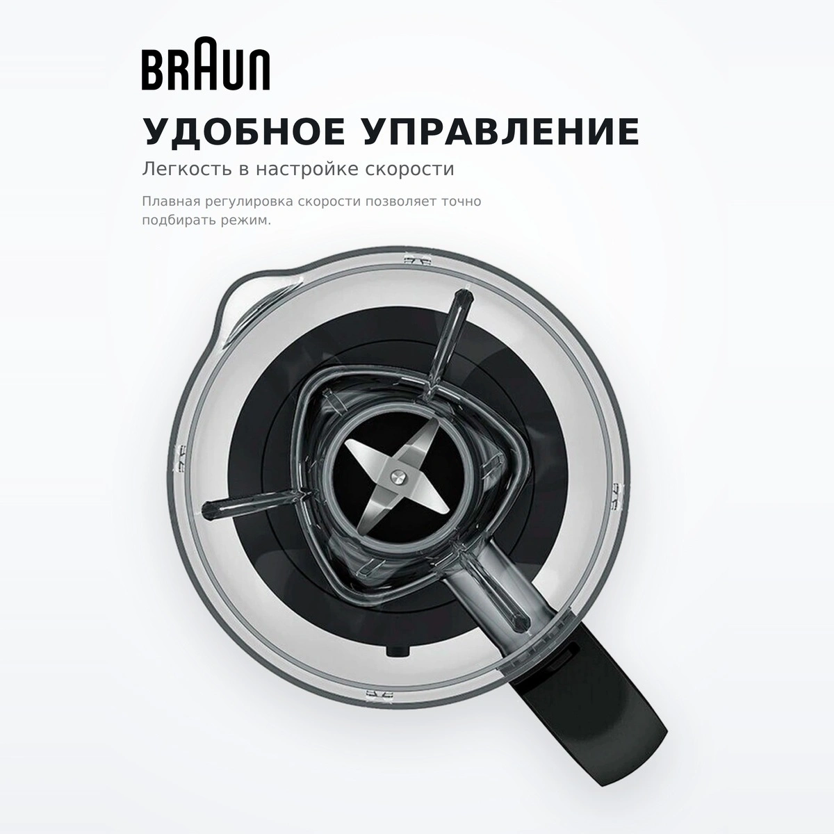 Стационарный блендер Braun JB3100BK - фото 4