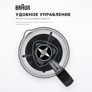 Стационарный блендер Braun JB3100BK - фото 4