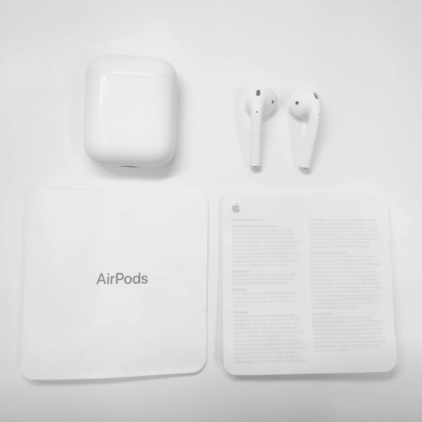Apple сымсыз құлаққаптары Airpods MV7N2RU/A White