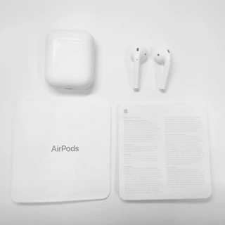 Apple сымсыз құлаққаптары Airpods MV7N2RU/A White