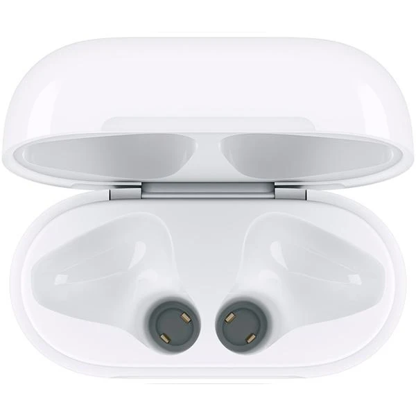 Футляр для беспроводной зарядки наушников Apple Airpods MR8U2RU/A White - фото 3