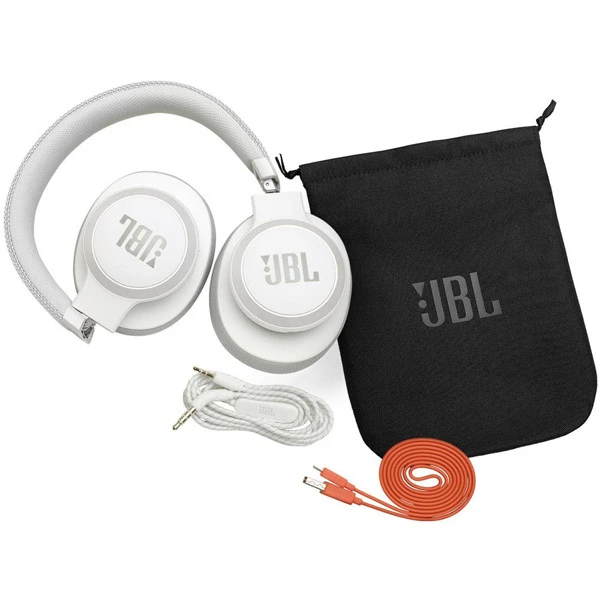 Толық өлшемді JBL құлаққаптары LIVE 650BTNC (White) - фото 6
