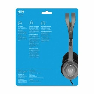 Наушники Logitech Stereo Headset H110 Black