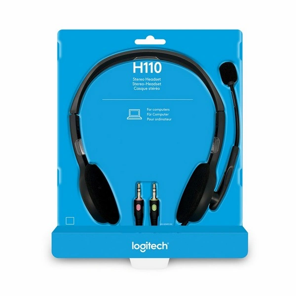 Наушники Logitech Stereo Headset H110 Black - фото 3